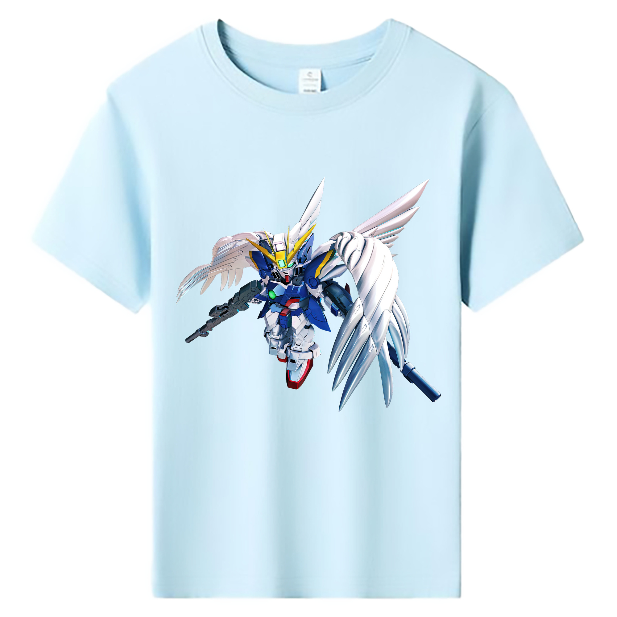 （画像用） 機動戦士ガンダム Mobile Suit Gundam 綿100％キッズTシャツ（フロントプリント）